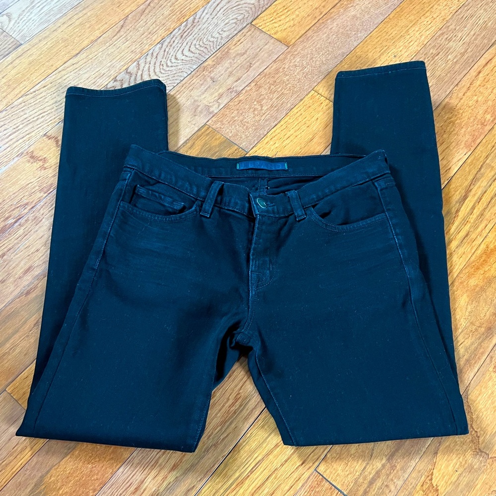 J Brand Black Skinny Jeans Petite Pencil Leg - Picture 2 of 8